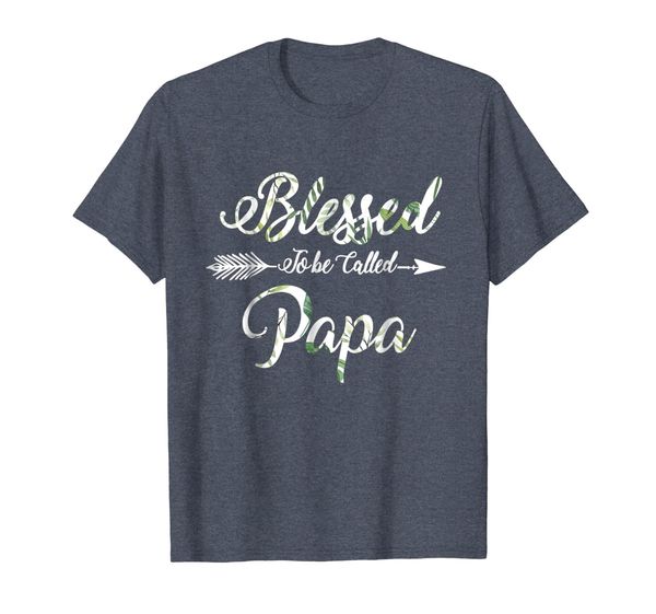 

blessed to be called papa t-shirt thanksgiving tie gifts, White;black