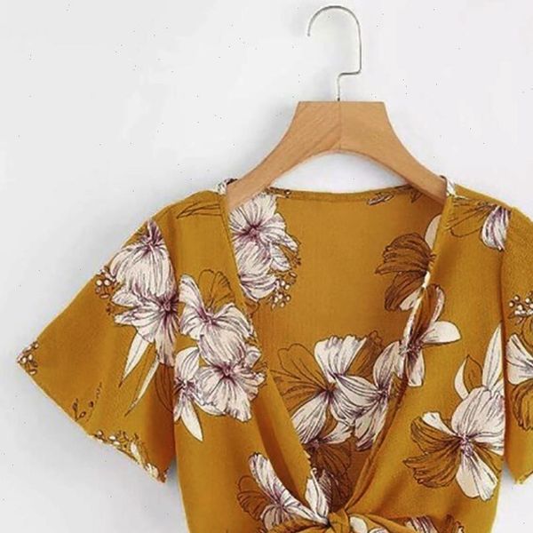 

new fashion women tank womens ladies print short sleeve bandage hollow shirt pullover drop shipping good quality, White