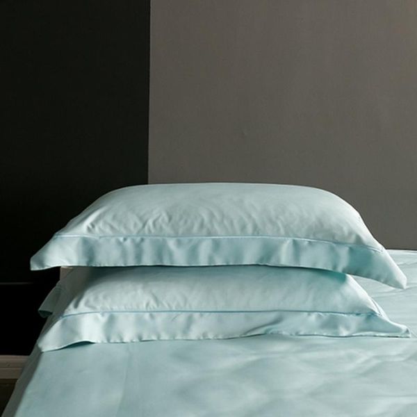 

pillow case solid color cover mulberry silk envelope pillowcase for healthy sleep multicolor pure