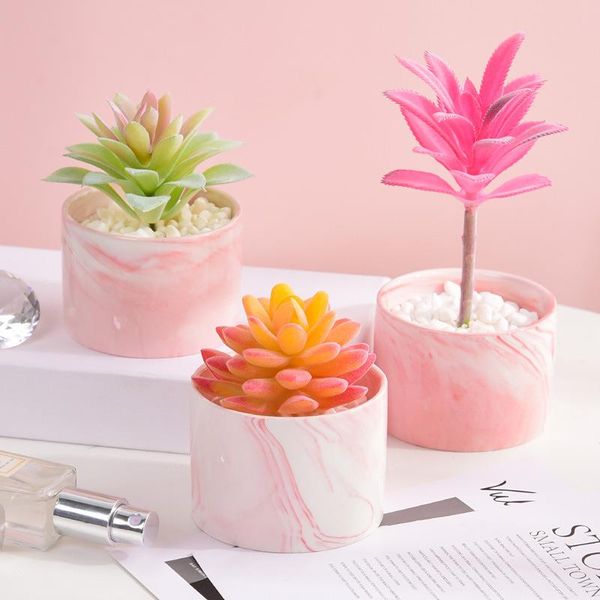 

decorative flowers & wreaths artificial succulent potted bonsai living room office balcony deskshop el garden decoration simulation plan