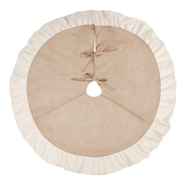 

christmas decorations 1pc party supplies linen tree skirt home cushion