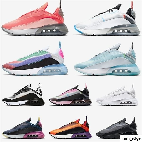 

new 2090 quality womens mens running shoes be true pure platinum triple white ice blue duck camo designer trainers sneakers size 36-45