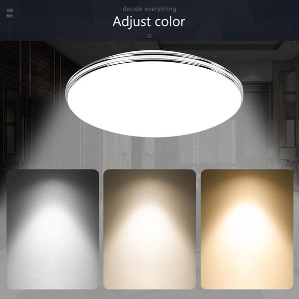 

ceiling lights led light ultra thin down panel lamp 72w 36w 24w 18w 12w 220v modern 3 colors home decor bedroom cool white