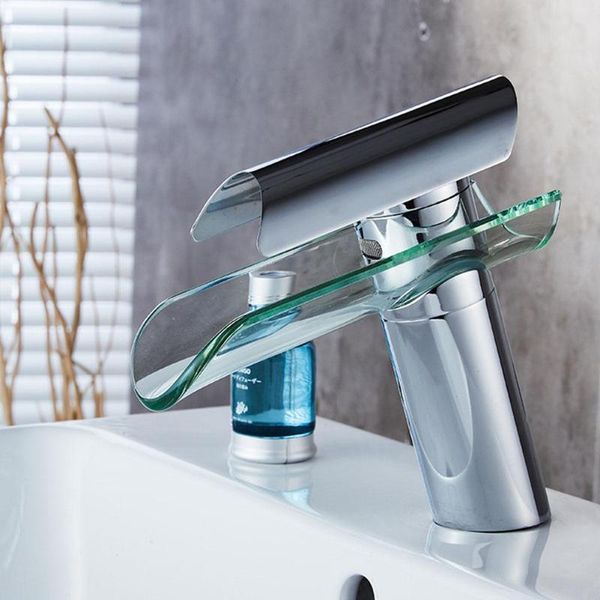 

bathroom sink faucets adeeing fashion simple single handle faucet &cold waterfall basin water tap