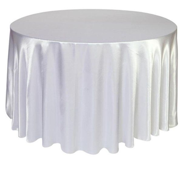 

balle round tablecloths circular table cover washable polyester for buffet table parties holiday dinner diameter 228cm