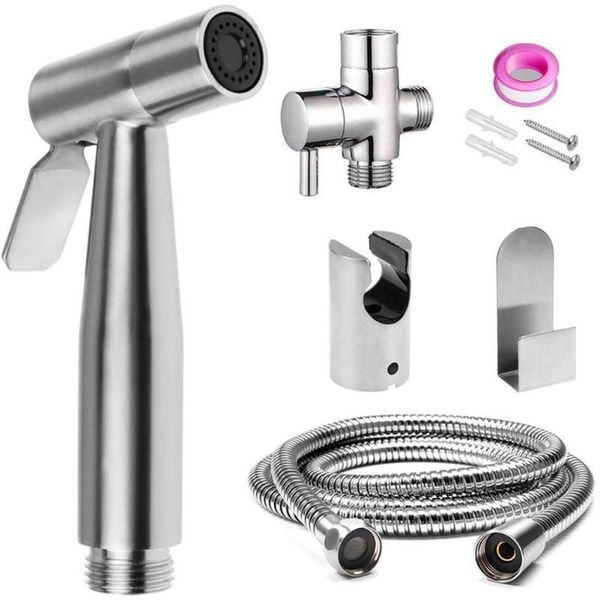 

handheld toilet bidet sprayer kit stainless steel hand bidet faucet for bathroom sprayer shower head