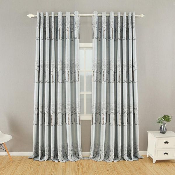 

curtain & drapes the high-precision yarn-dyed jacquard shading cloth curtains for bedroom and living room blackout