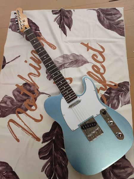 

fashion small fresh light blue six string 22 electric guitar