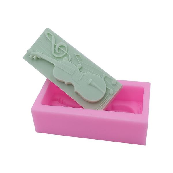 

craft tools monqui violin silicone soap molds candle art resin