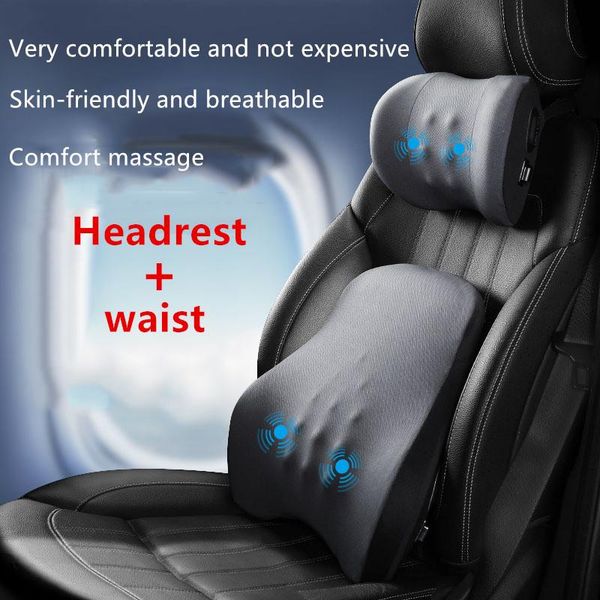 

seat cushions car neck electric massage pillow waist memory foam support head suitable for office chairs and interior accessories