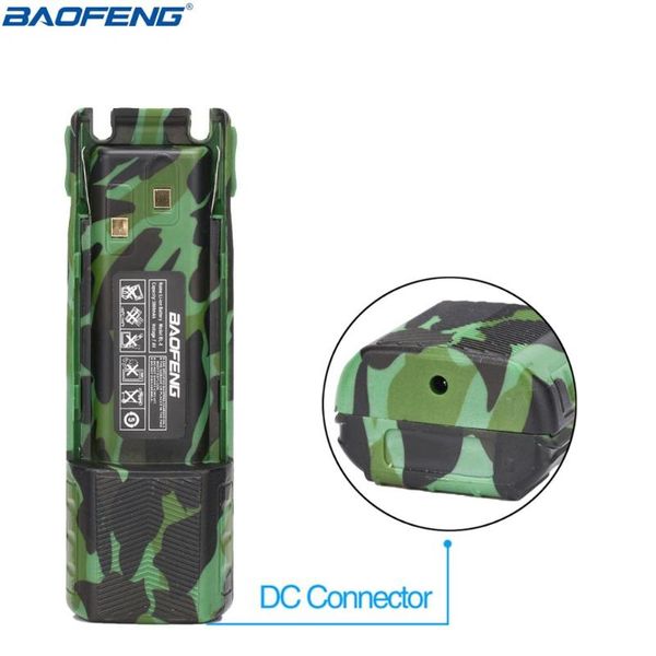 

walkie talkie camouflage baofeng uv-82 bl-8 7.4v 3800mah li-ion battery for bf-uv82 uv-82hp usb car charger