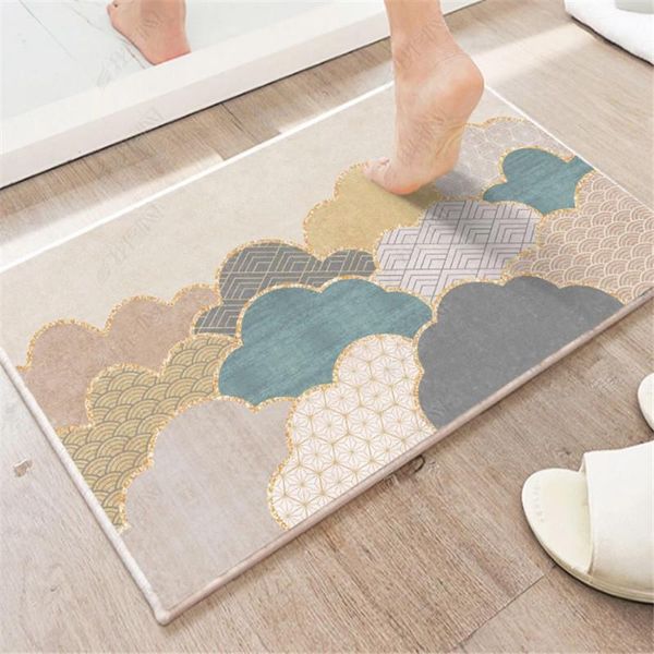 

carpets light luxury indoor floor mat living room carpet entry-door wear-resistant home outdoor doormat non-slip rug