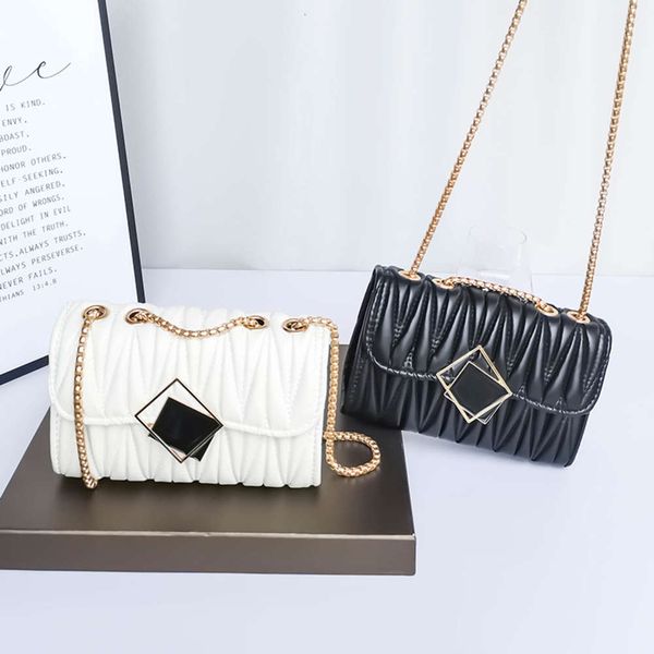 

small bag women's 2021 lingge embroidered chain trend single shoulder messenger bag