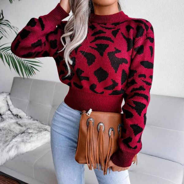 

women's sweaters lady long sleeve warm knitted knitwear all match for office, White;black