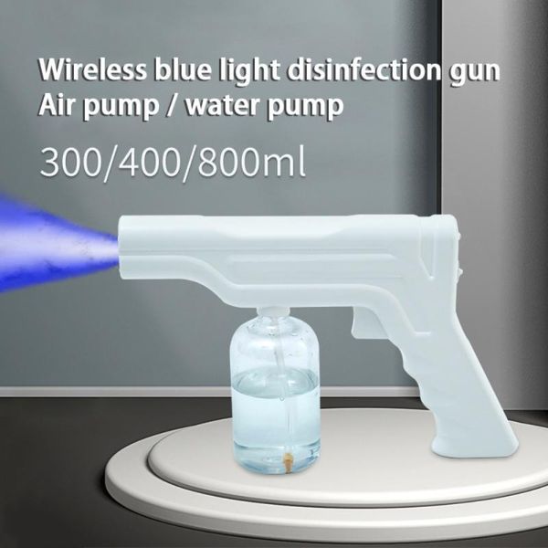 

liquid soap dispenser 300/400/800ml disinfectant mist gun handheld nano atomize electric sprayer nozzle adjustable fogger for home office sc