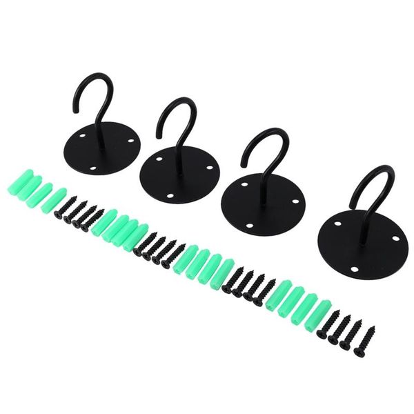 

-iron hook ceiling hook balcony flower basket wall clothes hook, 4pcs