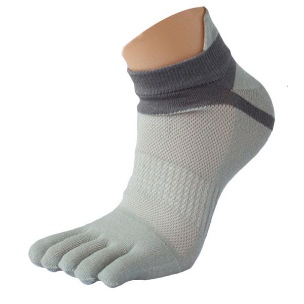 

1 pair new men mesh running five fingers teen comfortable sports breathing socks #50g, Black