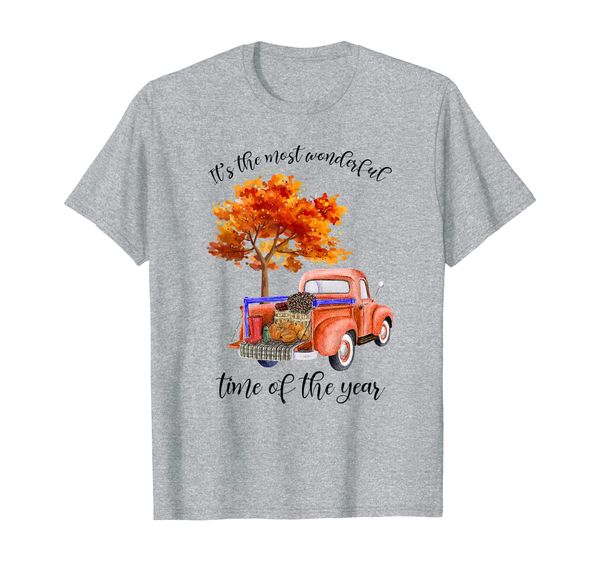 

it's the most wonderful time of the year tractor hallowen t-shirt, White;black