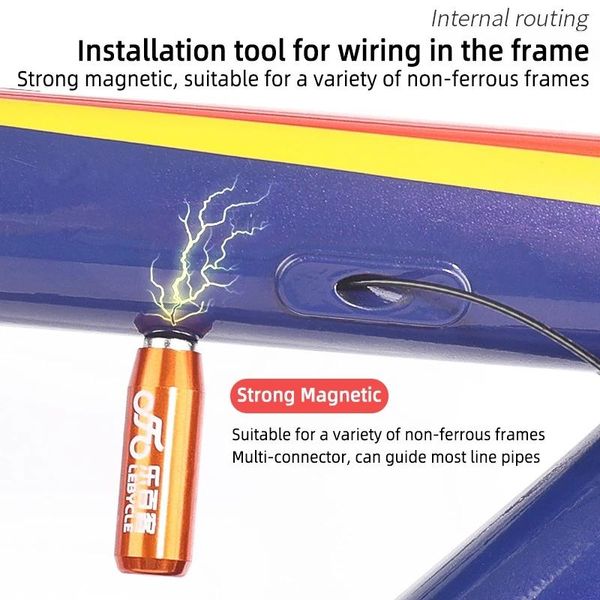 

tools lebycle bike internal cable routing tool for bicycle frame shift hydraulic hose wire shifter inner di e-tube 2 magnet