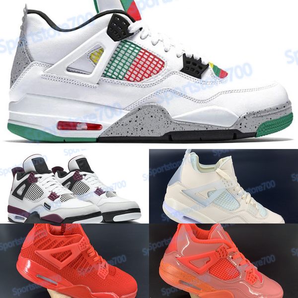 

keychain 4 white x sail bred paris mens 4s basketball shoes se neon noir denim black white suede cool grey sneakers4kdo