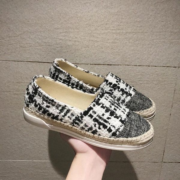

patchwork plaid women shoes ankle loafers flat zipper flock lazy person roman casual flat shoes ladies basic style g3 a53f#, Black