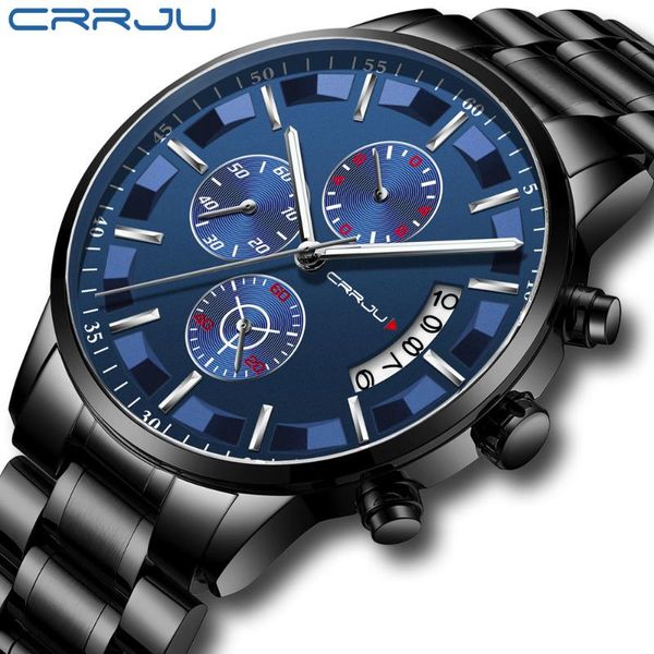 

wristwatches chronograph watch quartz watches men mens stainless steel waterproof wristwatch relogio masculino, Slivery;brown
