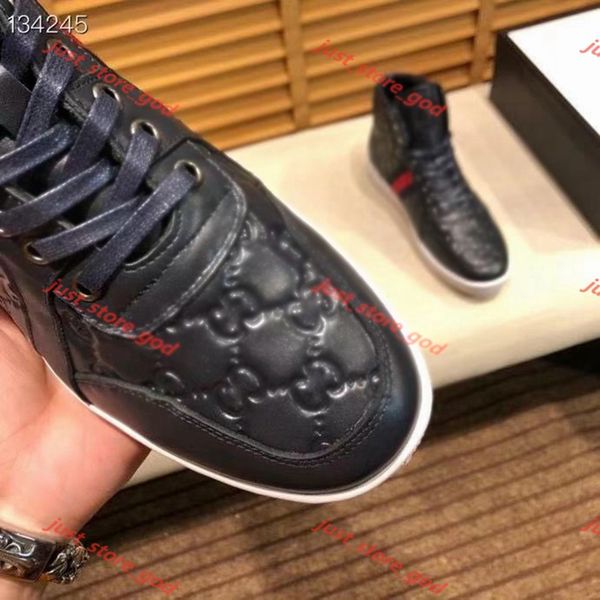 

new arrival ace striple signature high sneakers mens designer shoes defined print leather sneakers on firm texture size 38-46