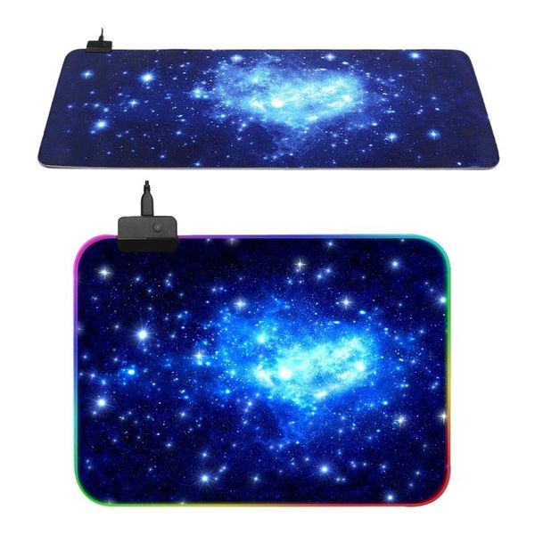 

mouse pads & wrist rests rgb pad game player large computer led backlit