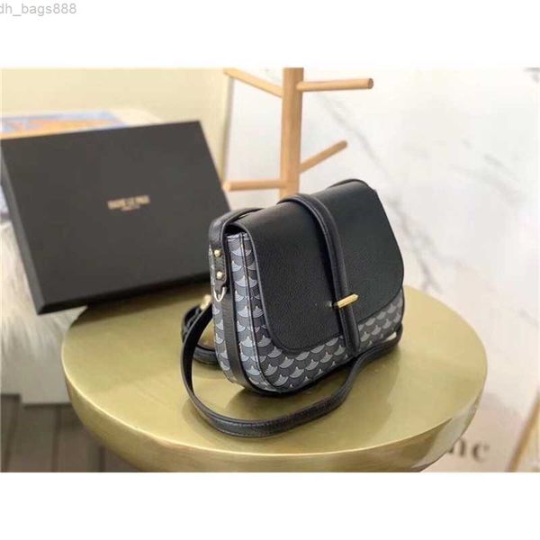 

2021 new faure le page fishscale cowhide single button pistol postman's bag single shoulder slung women's bag zlh b-002