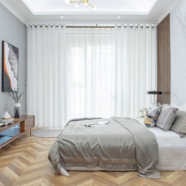 

retro white tulle sheer terry yarn curtains for living room bedroom kitchen solid sheer voile door curtain