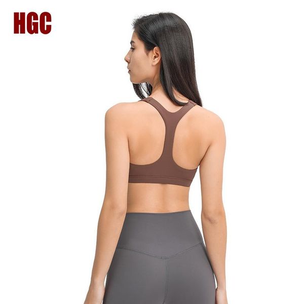 

yoga outfit 2021 v-neck sports women push-up bra breathable workout y-back gym running underwear for crop halter
