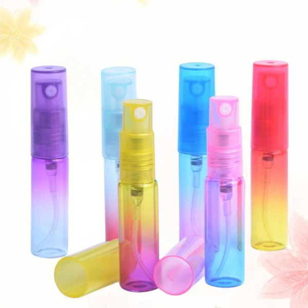 

storage bottles & jars 12pcs makeup containers empty spray bottle gradient color alcohol dispenser for home outdoor