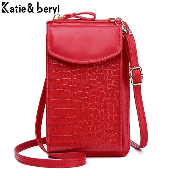 

evening bags classical small phone shoulder bag for women pu leather brand women's crossbody ladies purse portable flap