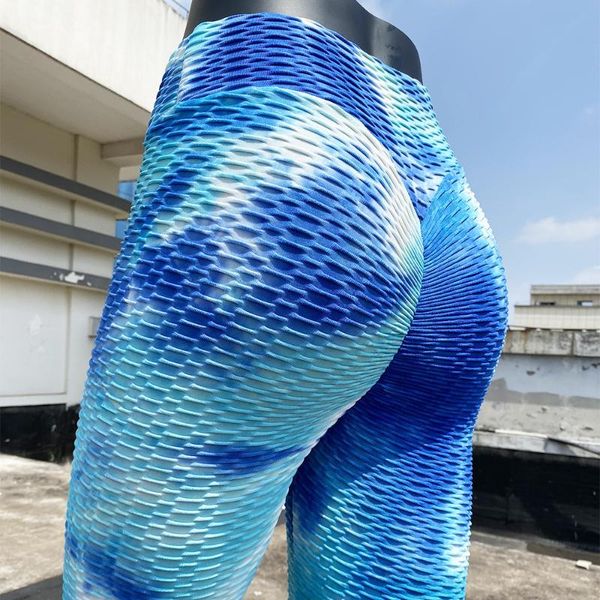 

women's leggings high waist fitness women workout push up legging fashion tie dye bodybuilding jeggings womens gym pants, Black