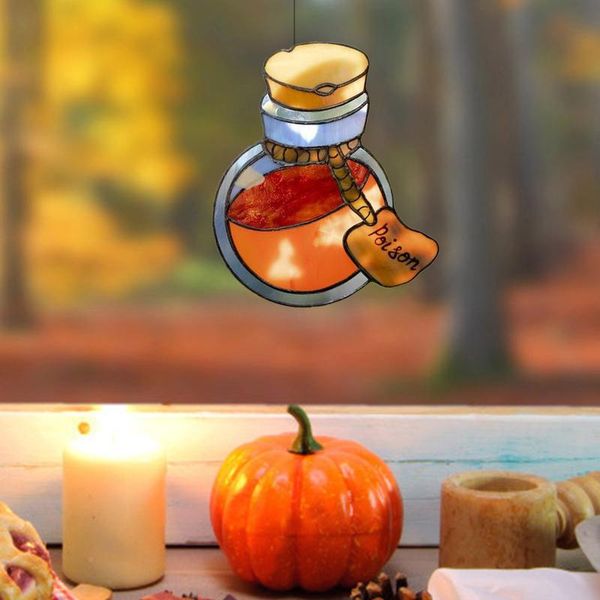 

decorative objects & figurines halloween painted bottle pendant gift home creative decoration charm trick or treat event for haunted house d