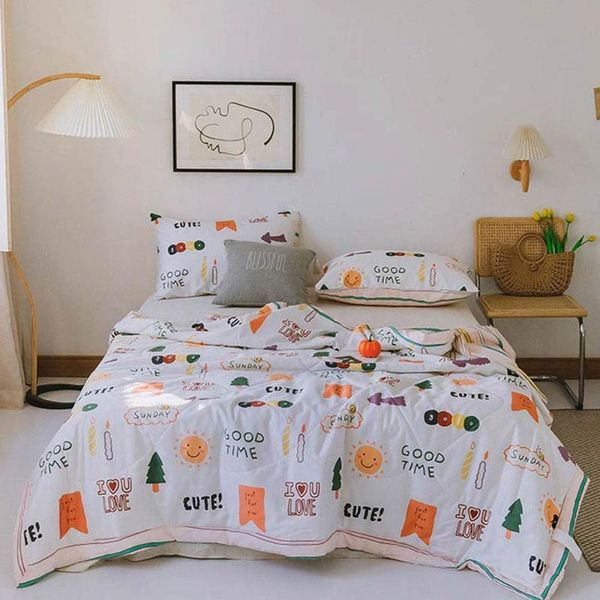 

comforters & sets svetanya cotton thin quilt bedding throws blanket (no pillowcase)