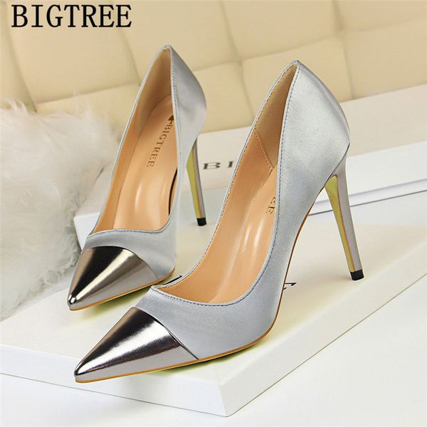 

dress shoes women new arrival 2020 women pumps designer heels women wedding shoes tacones bigtree shoes tacones altos mujer sexy, Black