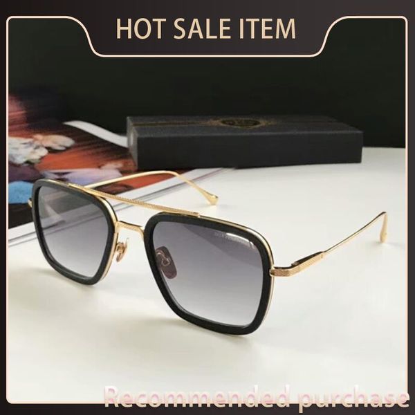 

vintage pilot glasses square gold occhiali wth gradient sunglasses sunglasses mens metal/grey sonnenbrille new sole da box gltpf thuh, White;black