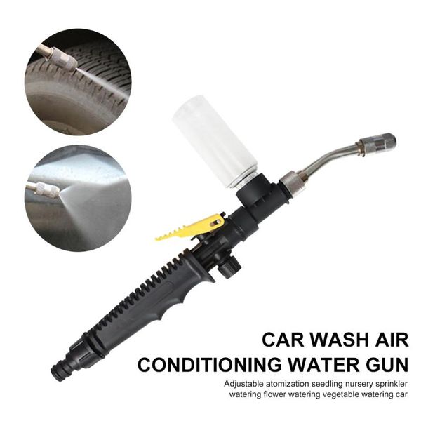 

water gun & snow foam lance high pressure washer bottle adjustable stainless steel jet copper nozzle sprayer car cleaning tool