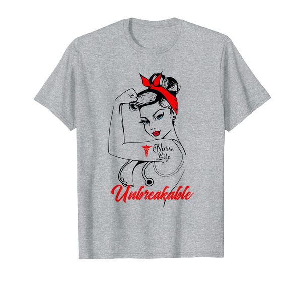 

Unbreakable Nurse Life Rosie Short Sleeve Shirt, Mainly pictures