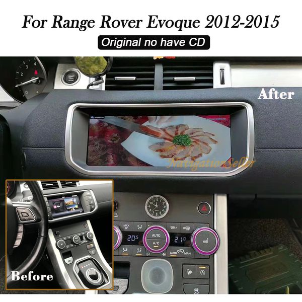 Lettore dvd per auto da 10,25 pollici radio audio navigazione GPS stereo touch screen Android 10.0 per Range Rover Evoque 2012-2015 supporto USB Bluetooth 4G WIFI