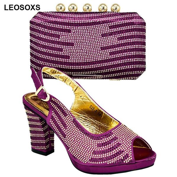 

dress shoes nigerian matching and bag sets woman high heel womens square toe shoe italian design set party, Black