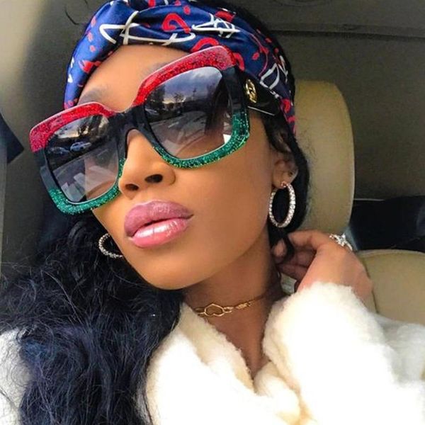 

sunglasses square women designer mirror sun glasses vintage party female eyewear uv400, White;black