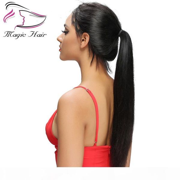 

evermagic brazilian remy hair 4x4 deep parting lace front human hair wigs straight pre-plucked with baby hair glueless lace front wig, Black;brown