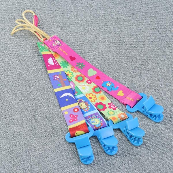 

pacifiers# 4pcs beautiful pacifier chain clip protector for infant born baby