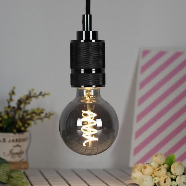

bulbs led dimmable retro edison bulb e27 single spiral filament lamp for resturant decor