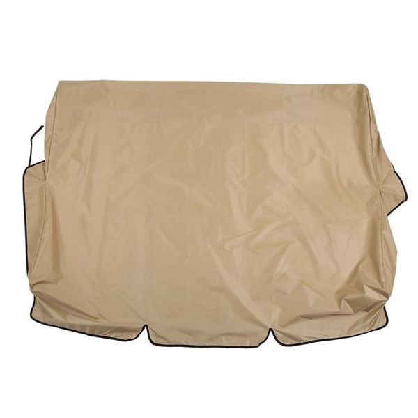 

chair covers outdoor/terrace swing cushion cover replacement waterproof can accommodate 3 150x150x10cm, beige