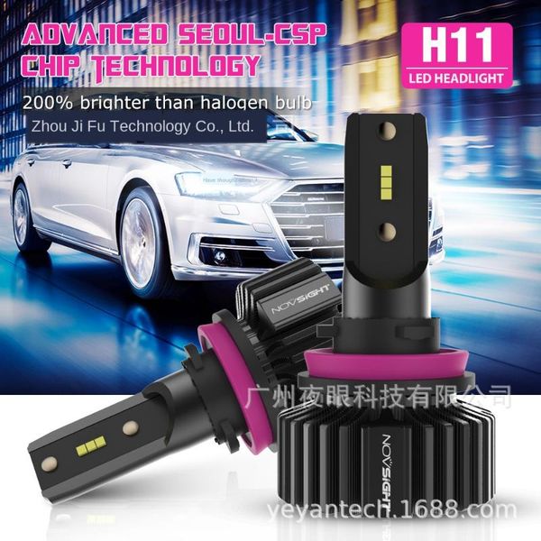

car headlights led headlight super bright far and near light driving bulb