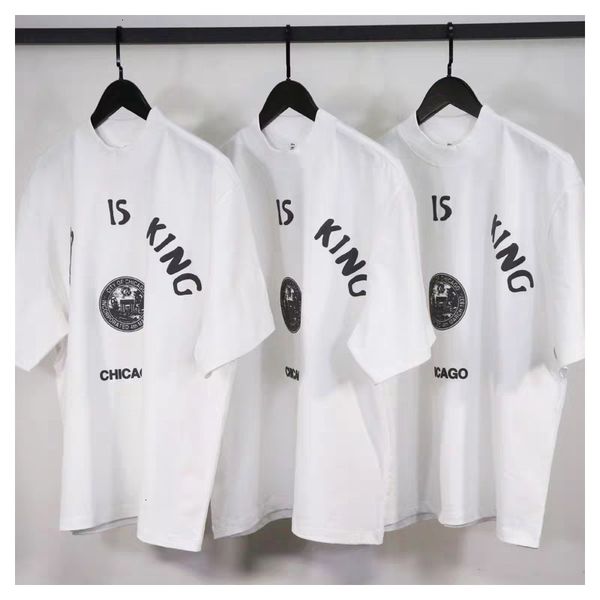 

2021 new kanye west shirt vintage oversized 3d lettering printed t shirts men women hip hop graffiti short sleeve tee streetwear ktsx, White;black