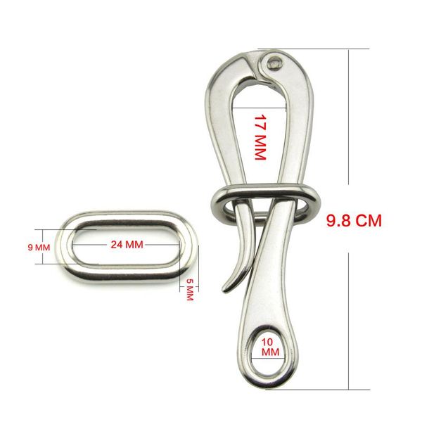 

pool & accessories diving hook 316 stainless stee quick release pelican shackle sailing boat yacht